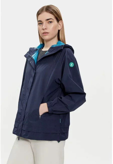 Дамско яке -  303902650 - Рециклиран полиестер - Син - Син