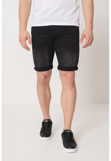 Дънкови бермуди със средна талия