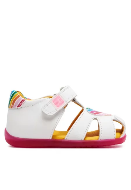Детски сандали  303695347 - Естествена кожа - Бели