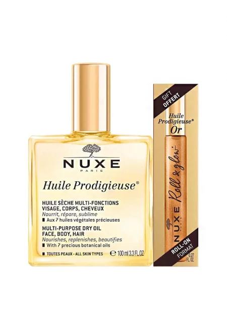 Хидратиращо олио -  За тяло/лице/коса - Подарък Рол-он 8 мл