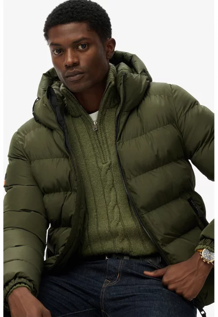 Капитонирано зимно яке с джобове с цип