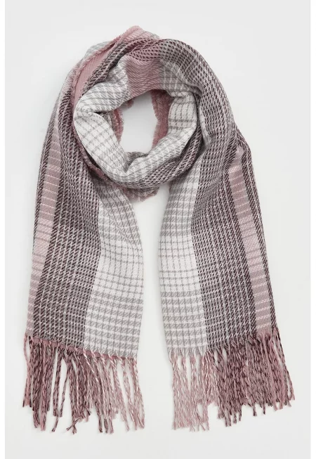 Кариран шал с ресни