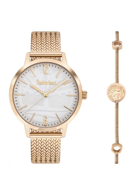 Комплект часовник и гривна  TDWLG2001451 - 38 мм - Златист