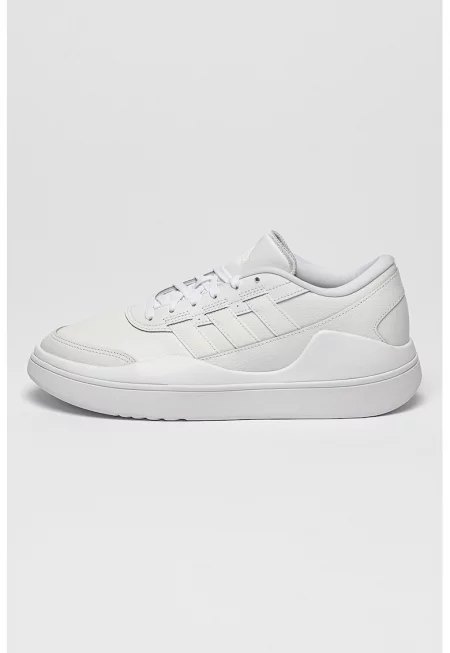 Кожени спортни обувки Osade с лого - Бял