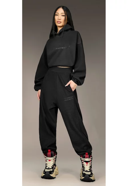 Кроп суичър Произведено от Society