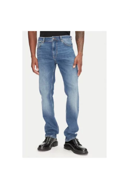 Мъжки панталон  78OAB5S0 CDWFM - Памук - Тъмносин - Тъмносин