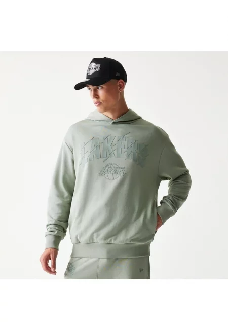 Мъжки суичър NBA CORE PLUS OS HOODIE -  Памук - Зелен - Зелен