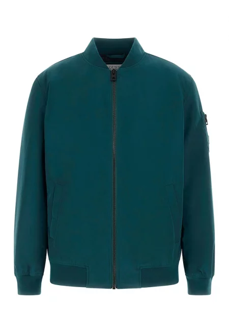 Непромокаемо яке бомбър - Петролно синьо