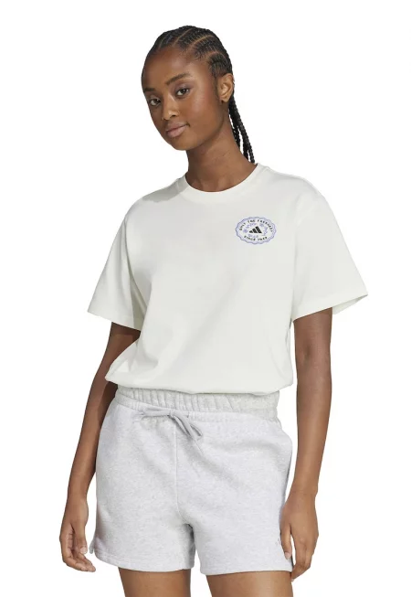 Памучна тениска с графика и лого