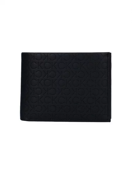 перфориран портфейл K50K508742 - черен