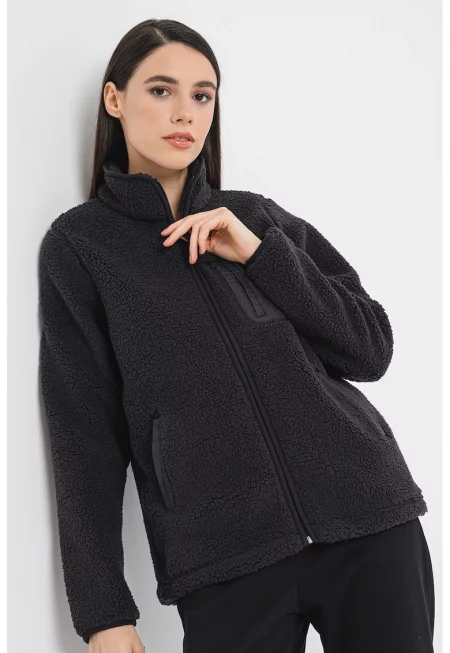 Поларена хайкинг блуза West Bend™ II с цип - Антрацитно сиво