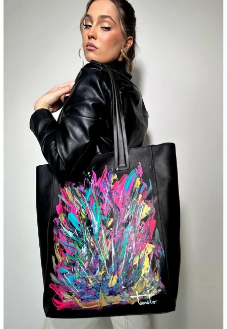 Ръчно рисувана шопинг чанта Feminity