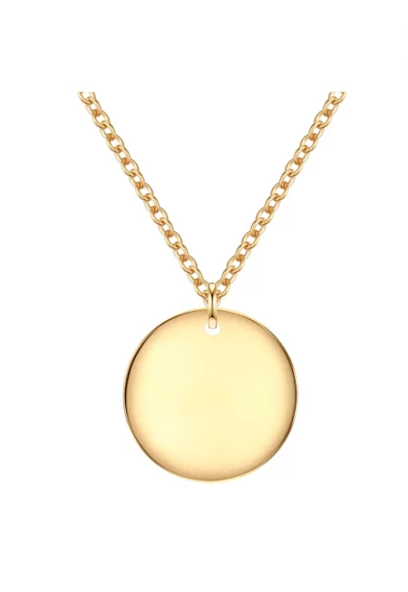 Регулируемо колие с 14-каратово покритие от злато - Златист