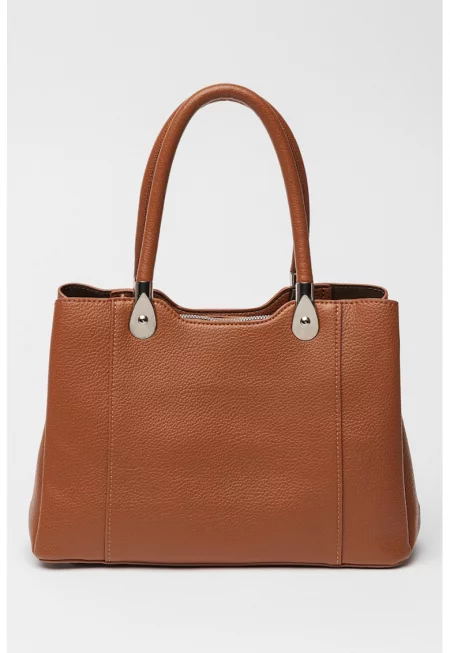 Шопинг чанта от еко кожа с цип