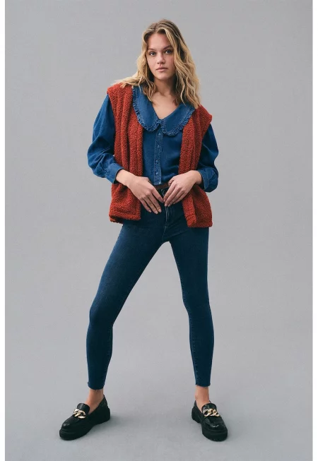 Скини дънки - Тъмносин