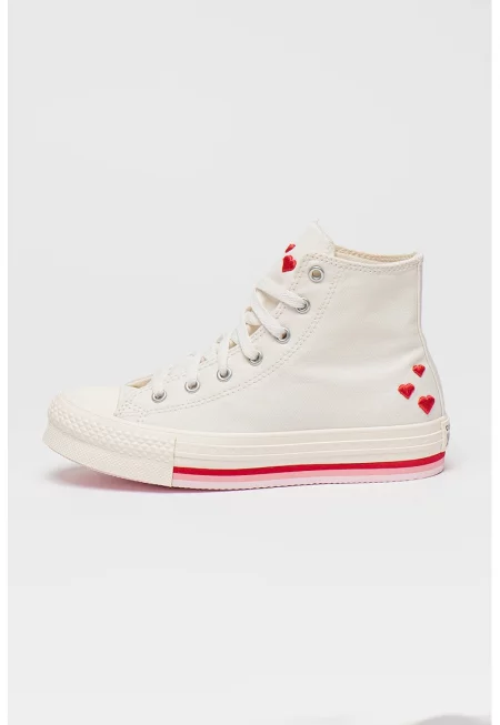 Спортни обувки Chuck Taylor All Star с принт - Червен/Бял/Розово