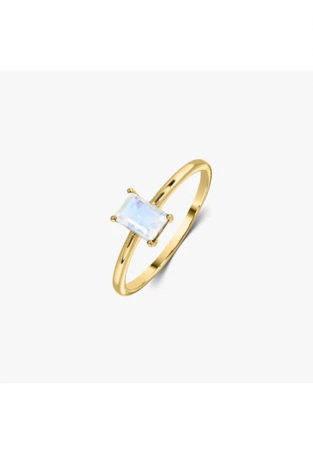 Сребърен пръстен Golden Tessa - Лунен камък