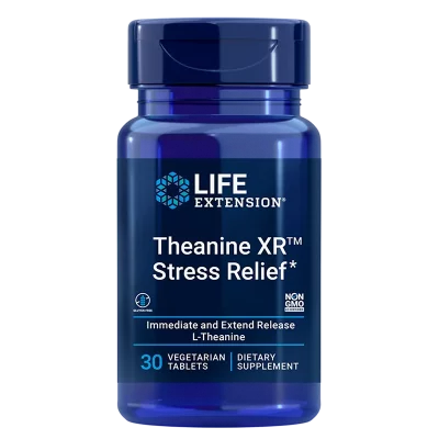 Стрес и тревожност - Theanine XR™ Stress Relief, 30 таблетки