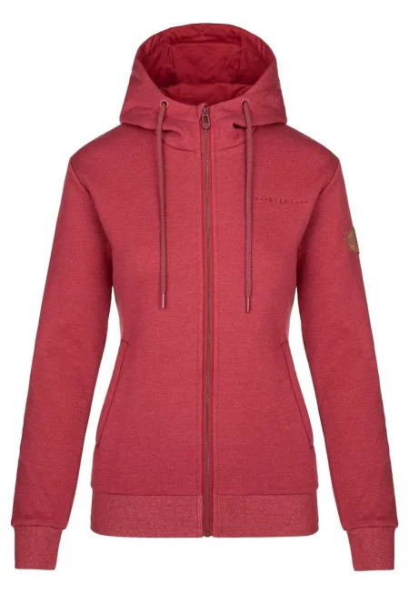 Суичър  Leines - Тъмночервен