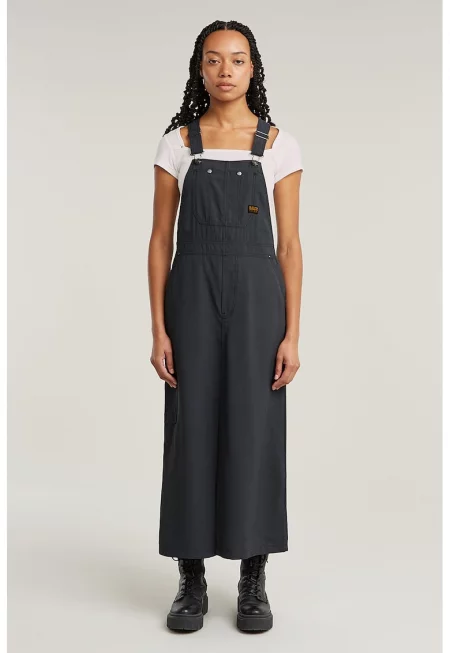 Сукман с джобове и цепка - Антрацитно сиво