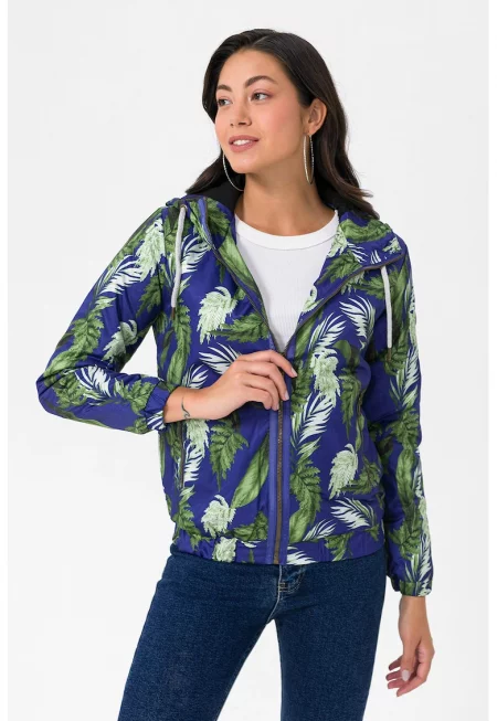 Яке Priscilla с качулка и принт