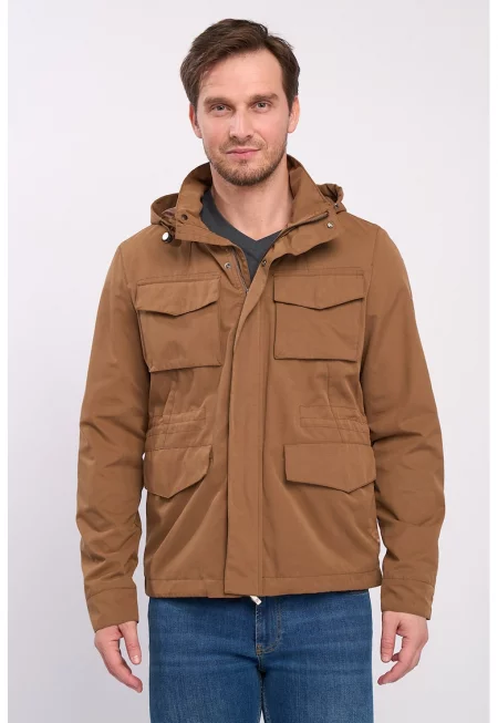 Яке с качулка и джобове с капаче