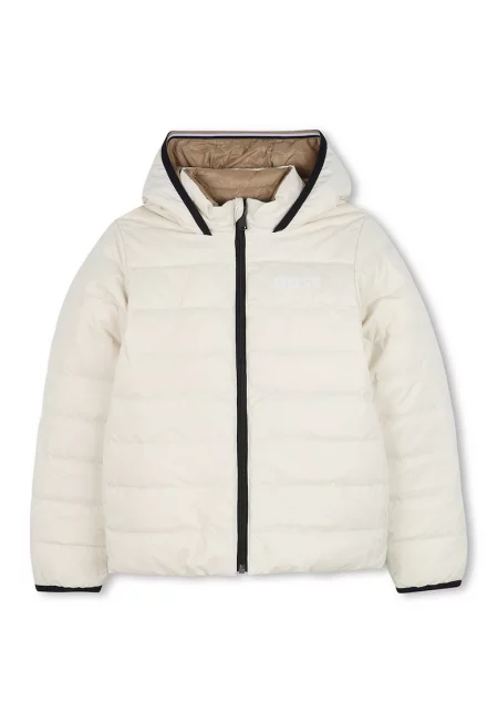 Зимно яке с пухена вата - цип и лого