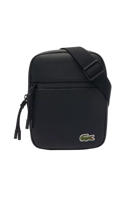 Чанта през рамо с джобове - Черен