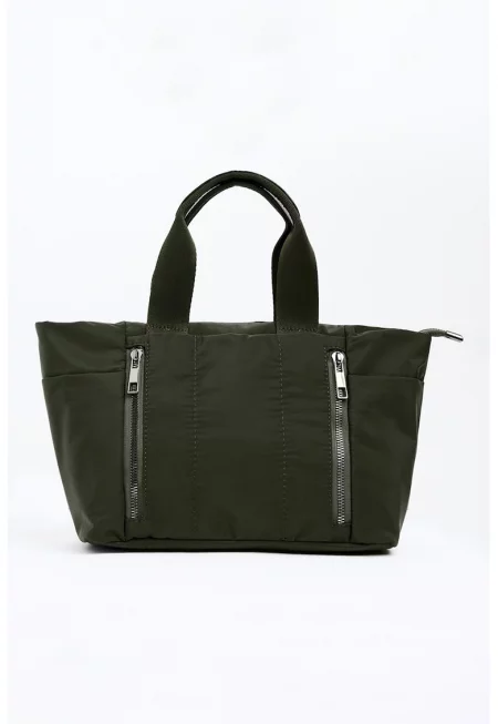 Чанта с отделяща се презрамка - Зелени аспержи