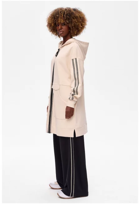 Дълъг суичър с цип Olenka