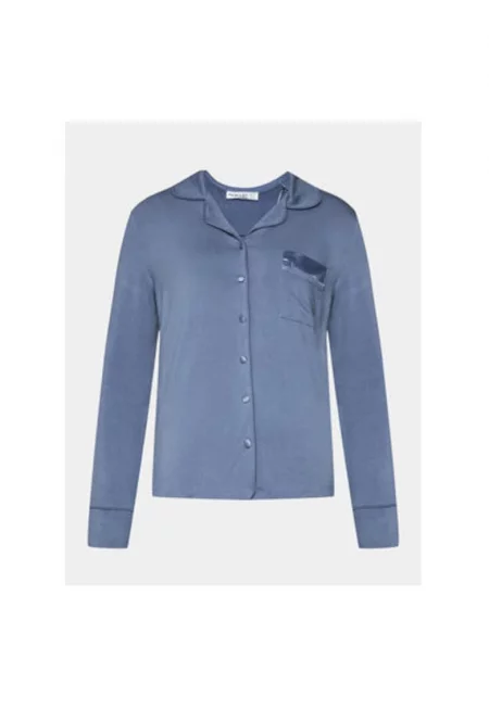 Дамска нощница -  303817329 - Вискоза - Син