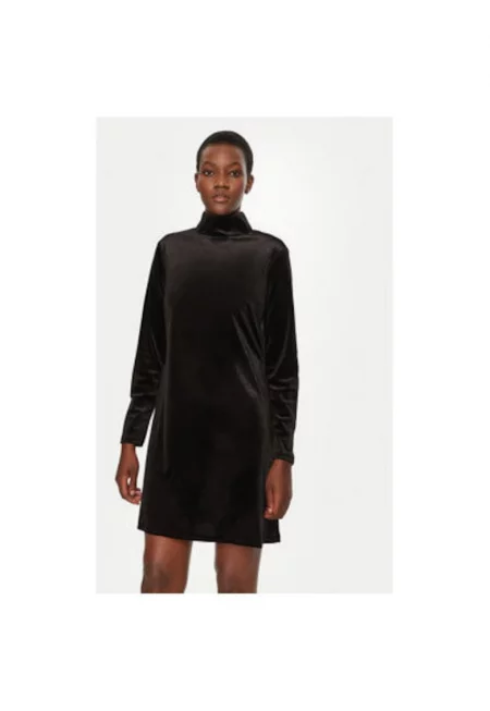 Дамска рокля -  304986437 - Полиестер - Черен
