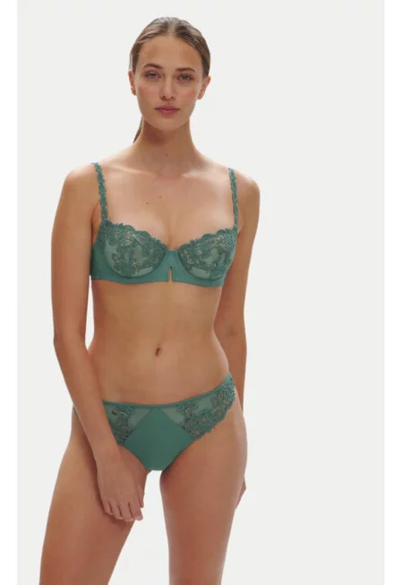 Дамски бикини -  303770051 - Полиамид/Полиестер - Зелени - Зелен