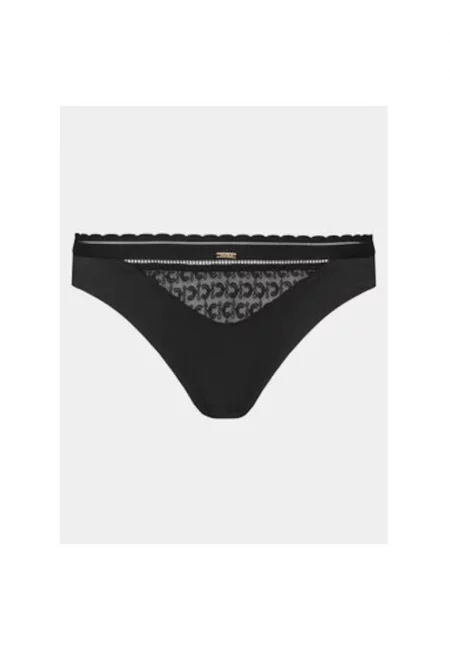 Дамски бикини -  303814809 - Найлон/Еластан - Черни