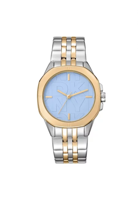 Дамски часовник  34мм сребрист/златист - стомана