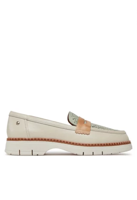 Дамски маратонки -  30368073241 - Естествена кожа - Бели