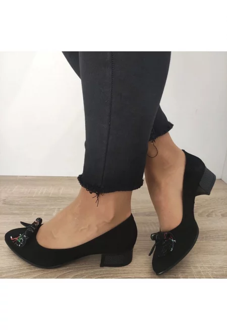 Дамски обувки  055 - Елегантни - Черни -