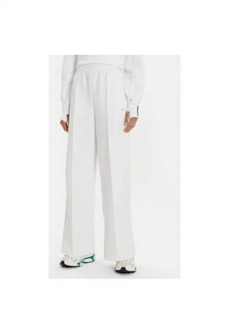 Дамски панталон -  304582653 - Памук/Полиестер - Бял