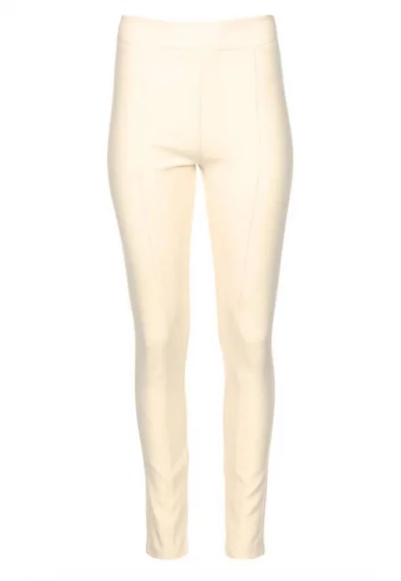 Дамски панталон -  Полиестер/Вискоза/Еластан - Екрю -
