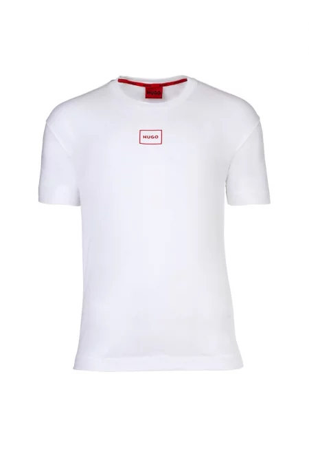 Домашна тениска с овално деколте и лого