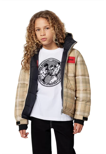 Двулицево зимно яке с качулка