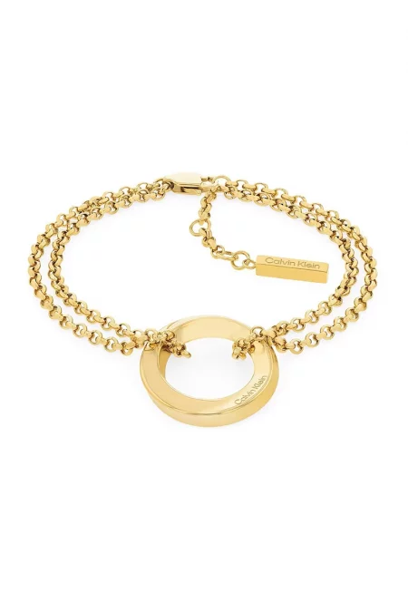 Двуредова гривна от неръждаема стомана