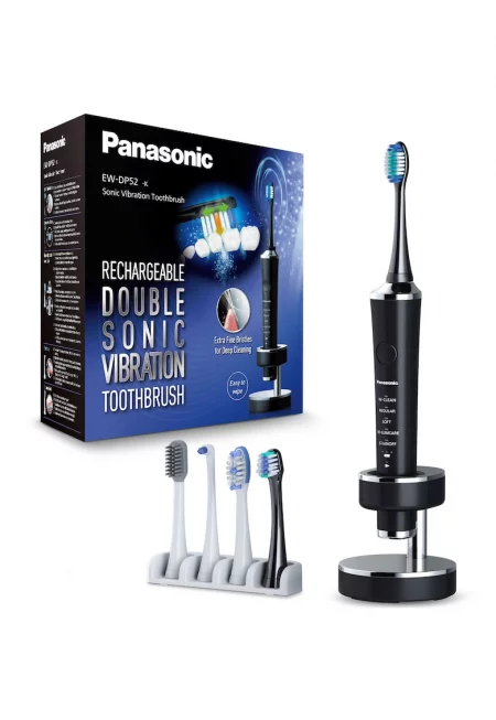 Ел. четка за зъби   - Sonic Motor - Работа на батерия до 90 мин - 5 накрайника - мултифукционален - за фино почистване - за трудно достъпни места - за ...