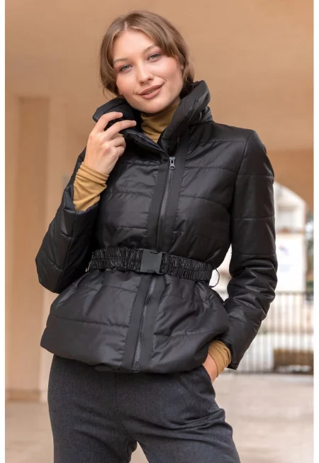 Елек с къси ръкави и колан