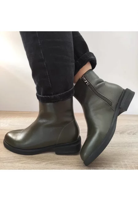 Ежедневни дамски ботуши  D9193-11 Green Khaki - Каки - Каки