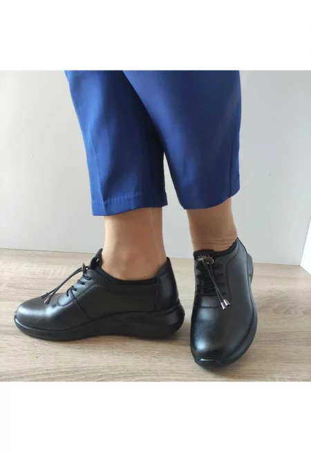 Ежедневни дамски обувки  530001 01-N черни - черни -