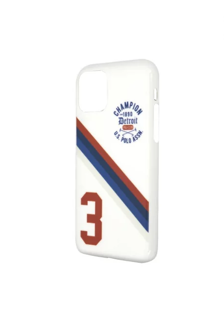 Калъф US Polo USHCN61PCDGS TPU Detroit 3 Pro за iPhone 11 White