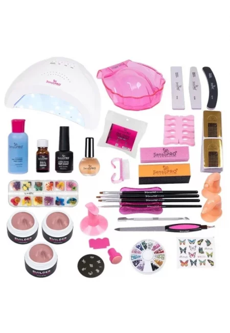 Комплект за нокти с гел с лампа  Milano - Промоция №07