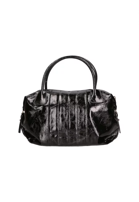 Кожена чанта с отделяща се презрамка