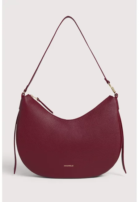 Кожена чанта за рамо C-Easy - Бордо